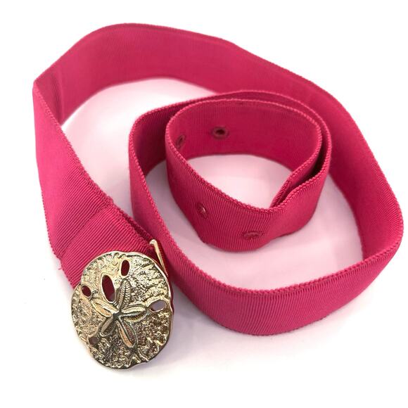 J.Crew Sand Dollar golden buckle women’s fabric belt - Picture 4 of 4